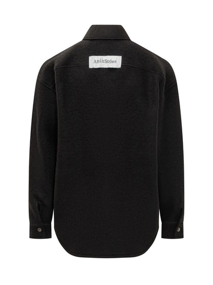 Amish Amish Overshirt Schwarz Herren