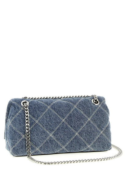 Marc Jacobs „The Quilted Denim Dual Chain“ Schultertasche