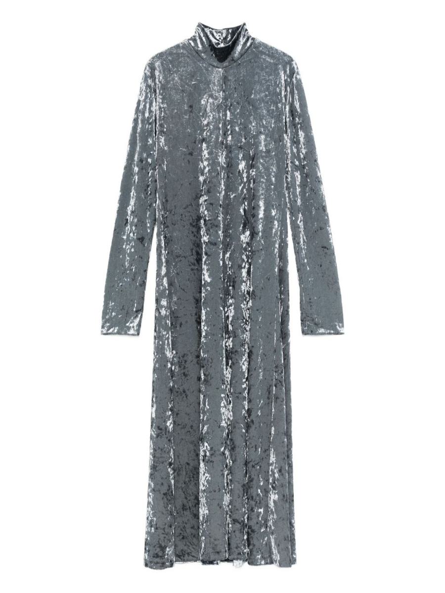 Forte_Forte Langes Samtkleid