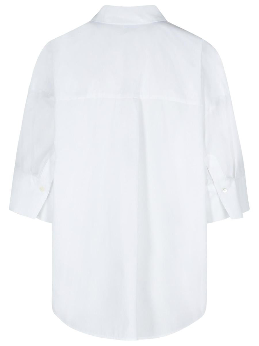 PAROSH Weißes Baumwollhemd