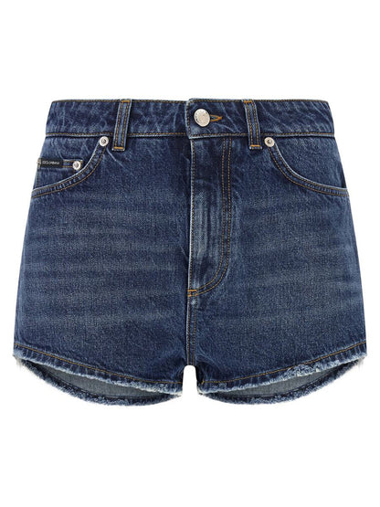 Dolce &amp; Gabbana Shorts mit Logo-Platte