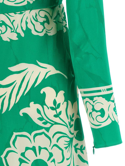 Etro Midikleid mit Blumenmuster