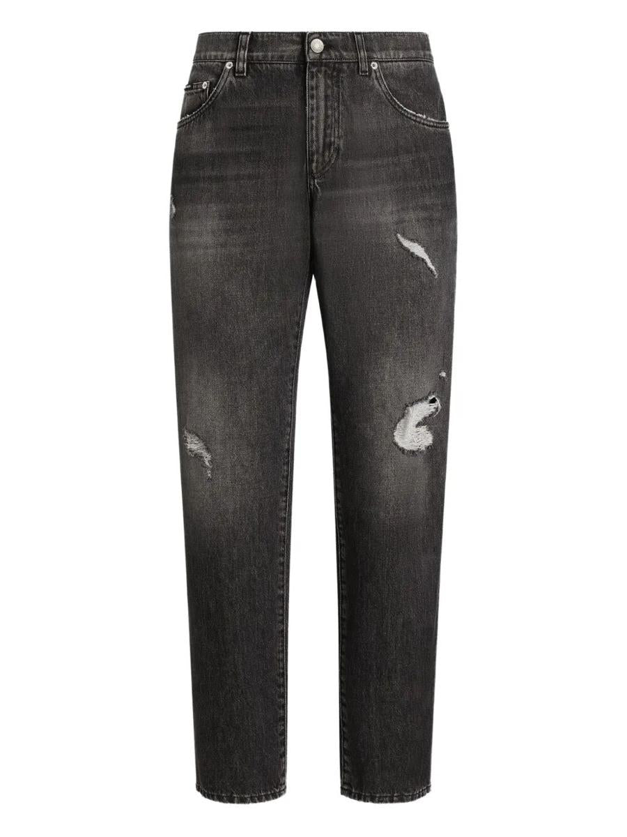 Dolce &amp; Gabbana Jeans mit geradem Bein und Distressed-Effekt