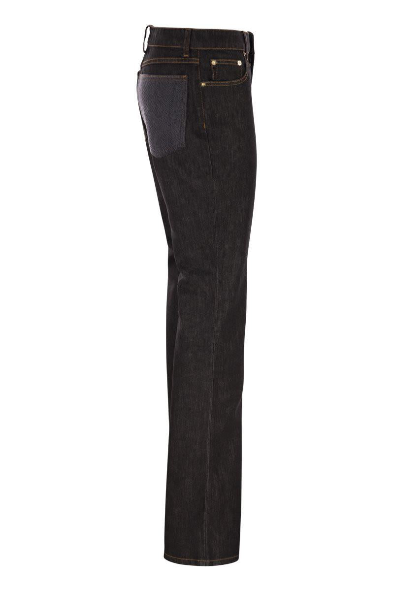 Fabiana Filippi 5-Pocket-Jeanshose mit Schlag