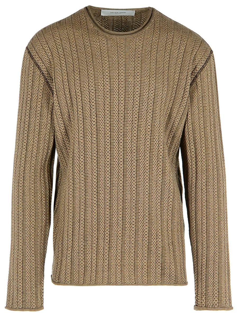Golden Goose „Norton“ brauner Baumwollpullover