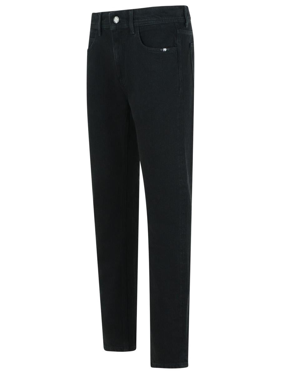 Schwarze Baumwolljeans „David“ von Amish