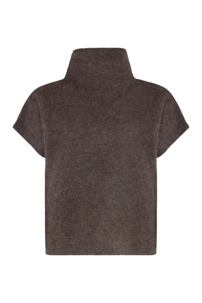 PAROSH Rollkragenpullover aus Lacoon-Wolle