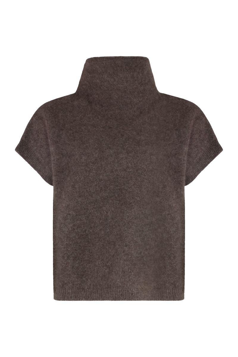 PAROSH Rollkragenpullover aus Lacoon-Wolle