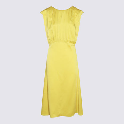 Jil Sander – Säuregrünes Kleid