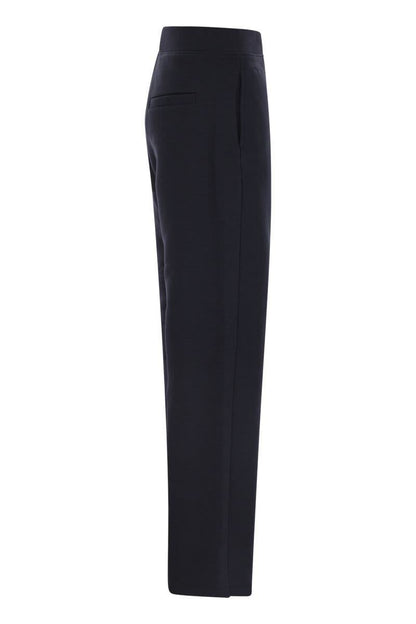 'S Max Mara Pompeo - Baumwollhose mit Logo