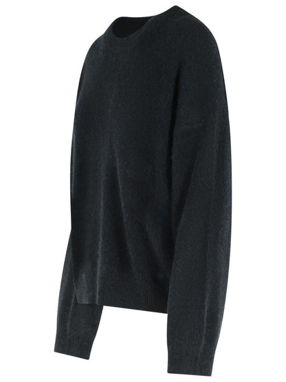 Schwarzer Pullover aus Wollmischung von Loulou Studio