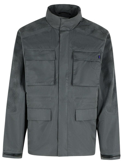 Alpha Industries – Graue Polyesterjacke
