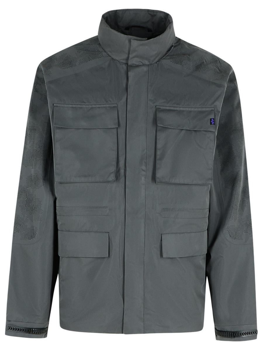 Alpha Industries – Graue Polyesterjacke