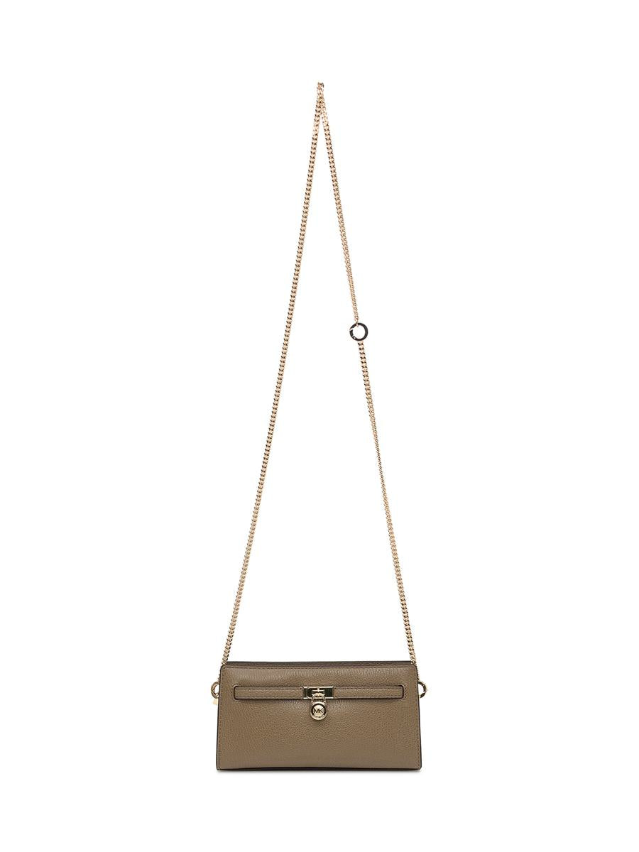 Michael Kors Michael Kors Taupe Leder Geldbörse