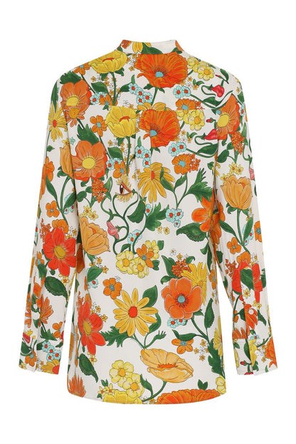 Stella McCartney bedrucktes Viskosehemd