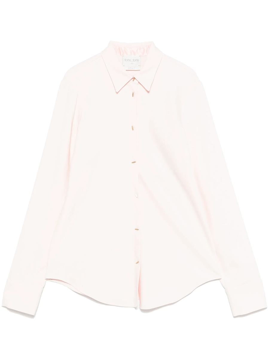 Forte_Forte Stretch Cady Crêpe Hemd Kleidung