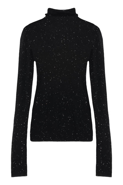 Pinko Moss – Langärmliges Paillettenoberteil