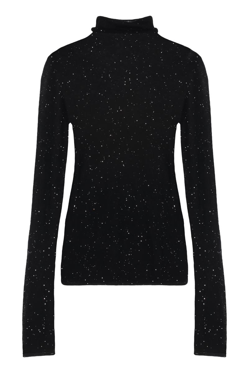 Pinko Moss – Langärmliges Paillettenoberteil