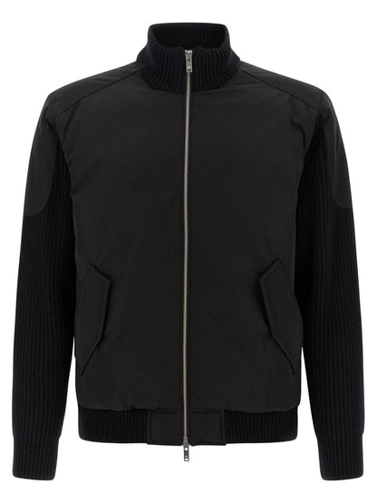 Moose Knuckles „Magnus Knit Hybrid“-Bomberjacke