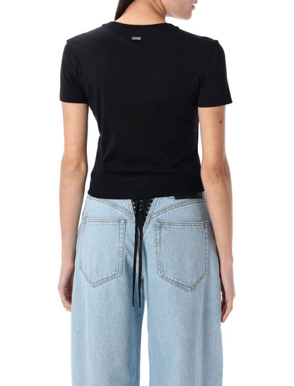 Mugler – Durchbohrtes Baby-T-Shirt