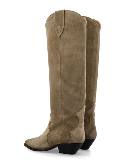 Isabel Marant Denvee Cowboystiefel aus Wildleder