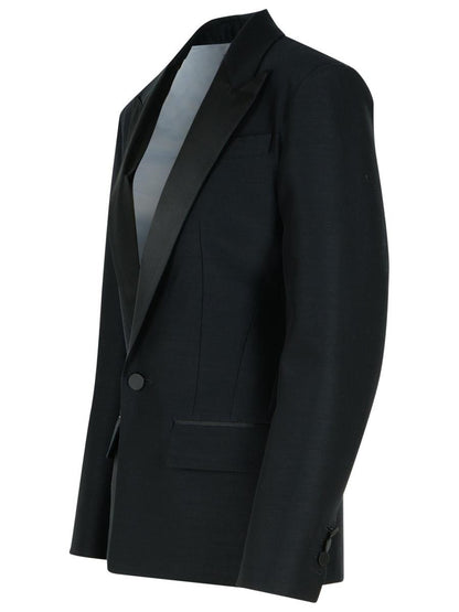 DSQUARED2 „Dan“ – Schwarzer Blazer aus Schurwollmischung