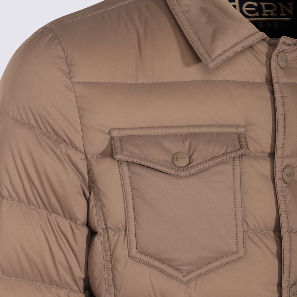 Herno Hellbeige Daunenjacke