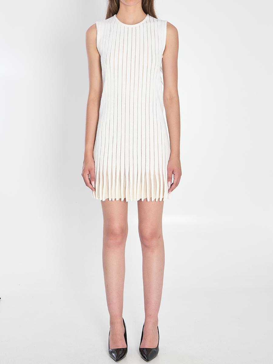 Gestreiftes Strickkleid