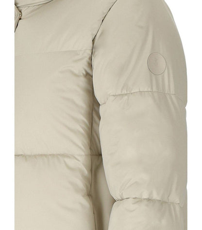 Save The Duck – Sibyl – Gefütterte Jacke mit Kapuze in Beige