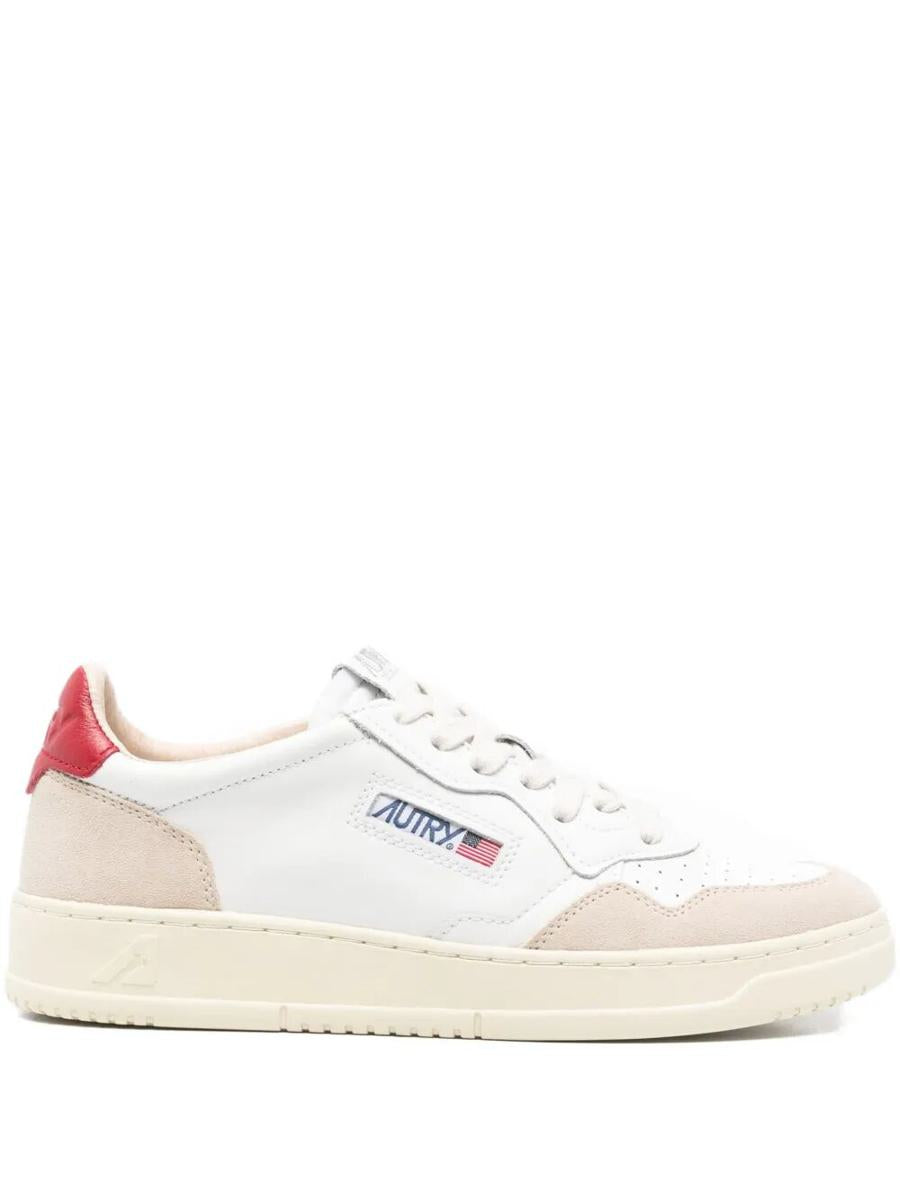 Autry „Medalist Low“ Wildleder-Sneakers